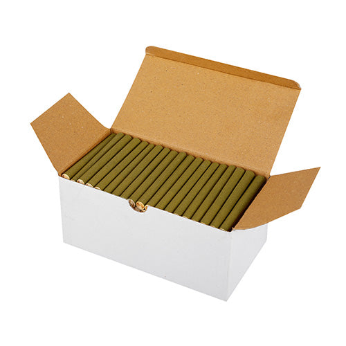 Box of 170 84 mm 8 mm diameter hemp wrap blunt tubes with spiral paper tip